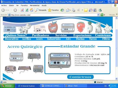 Modelos ofertados.